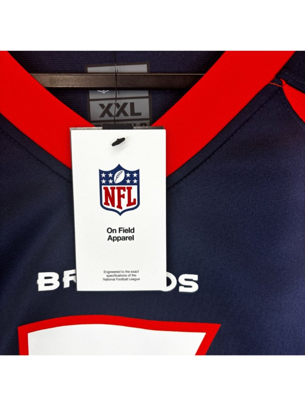 Nike Denver Broncos Mens XXL Russell Wilson 3 Jersey Navy On-Field Loose Fit - Picture 10 of 10